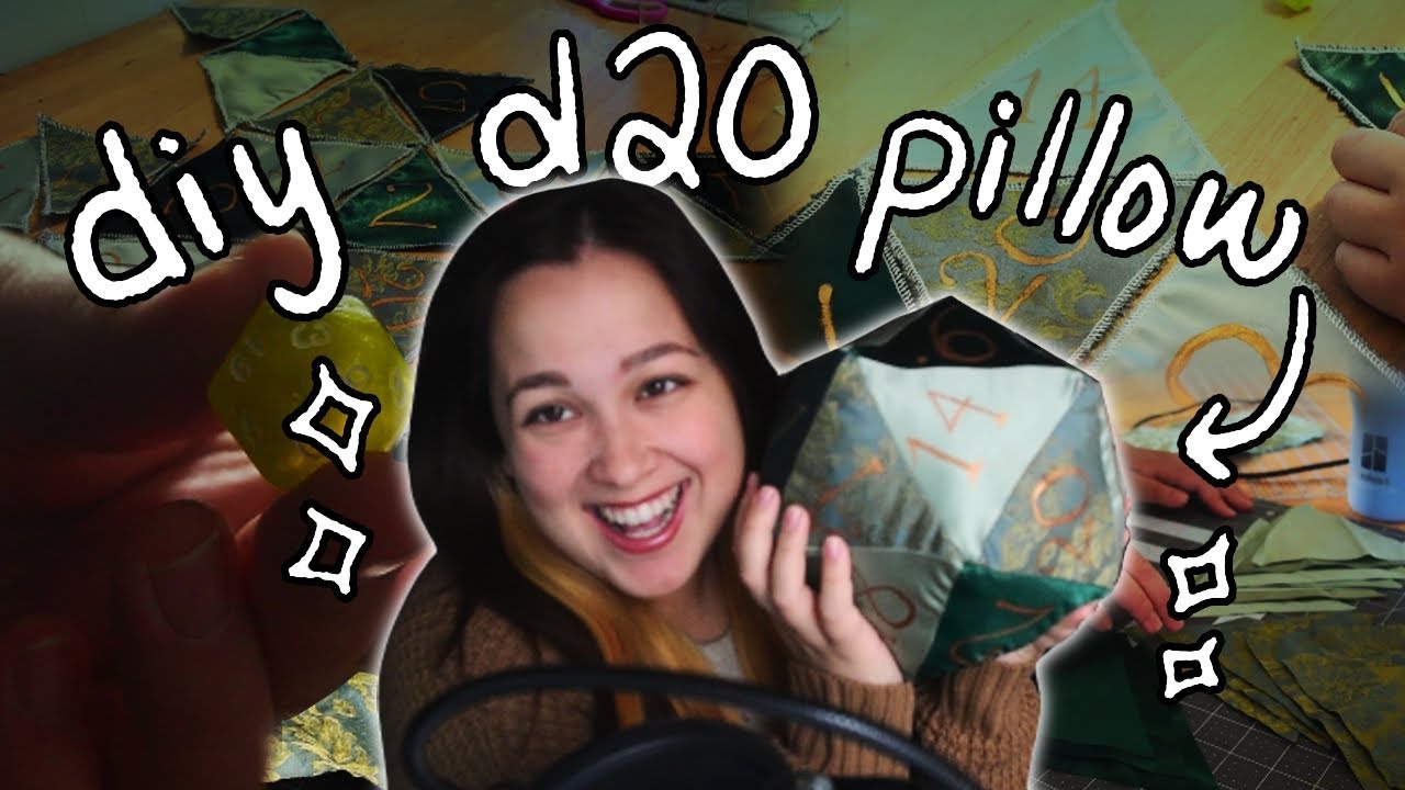 Делаем D20 из лоскутков ткани!