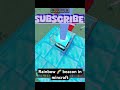 How to make rainbow 🌈 beacon in mincraft 😱😱🫠#mincraft