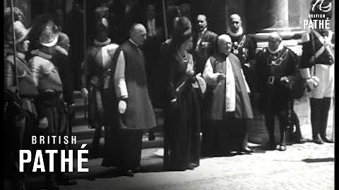 Queen And Duke Have Audience With Pope John (1961)