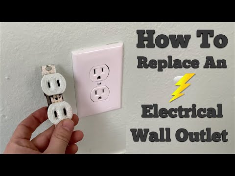 How to Replace an Electrical Wall Outlet - Old and Rusty To Brand New