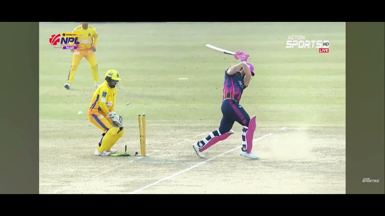 All wickets of Janakpur Bolts in NPL season 1 final