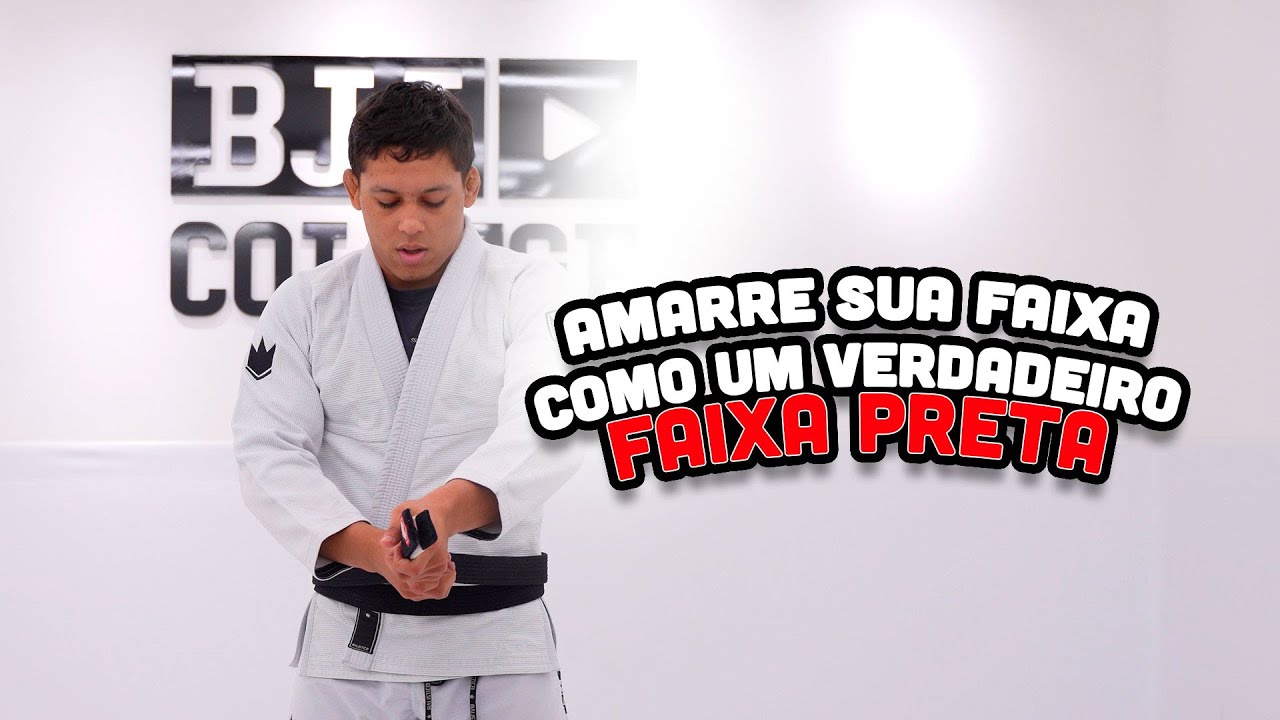 How to Tie a Jiu-Jitsu Belt | Mica Galvão | BJJ College