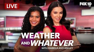 🔴LIVE: Weather & Whatever | cool down and rain? | FOX 10 Phoenix