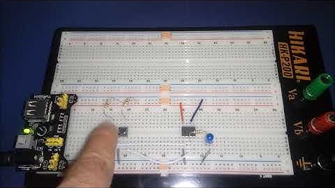 Liga / Desliga com  2 botões push button (Multivibrador biestável com 2 botões) - #eletrônica06