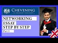 How to write chevening essay networking part 1