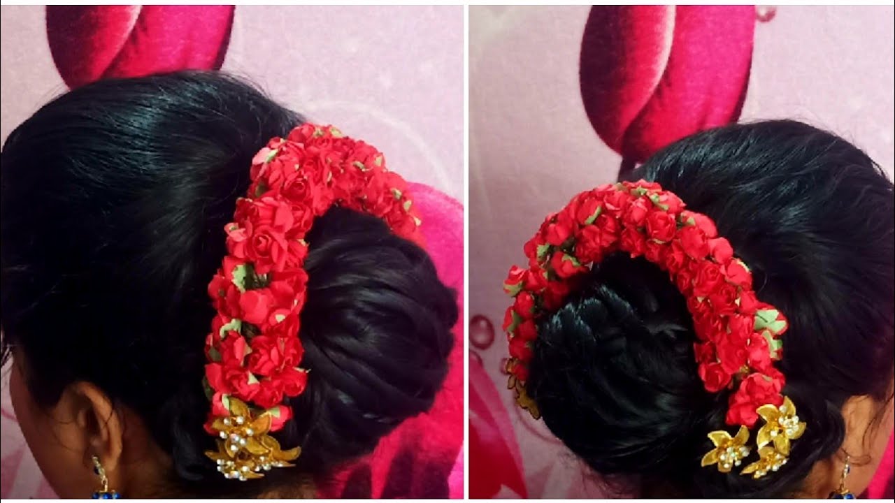 Trending putup hairstyle for long hair. - YouTube