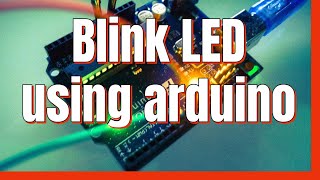How to blink an LED using Arduino without a resistor