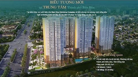 Biểu tượng mới tại trung tâm TP.Biên Hòa - Biên Hòa Universe Complete