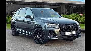 Gloednieuwe Audi Q7 3.0 TFSIe V6 Black Edition Tiptronic quattro Euro 6 (s/s) 5dr 22kWh 5872