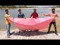 हमने बनाई दुनिया की सबसे बड़ी नाव | We Made World's Biggest Paper Boat | Will It Swim ?