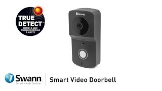 Swann Smart Video Doorbell Product Overview: HD 720p Camera, Wire-free, Night Vision, Free Storage