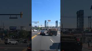 Goose family crosses 6-lane highway in Newark