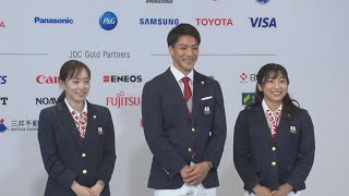 チーム引っ張る活躍を 選手団壮行会後に山県主将
