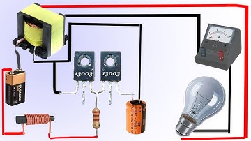 13003 INVERTER CIRCUIT|HOW TO MAKE INVERTER USING 13003 TRANSISTOR|13003 TRANSISTOR PROJECTS