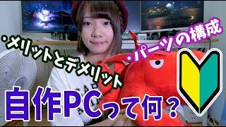 【超初心者講座】自作PCってどんなもの？(自作するメリット、パーツの構成など)【解説】