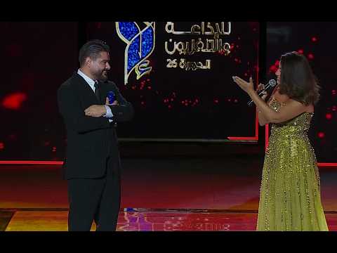 Rahma Riad and Nassif Zeytoun and their antics on the Carthage stage