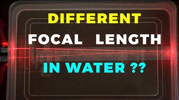 Focal length of convex lens in Water