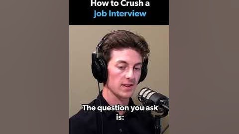 How to Crush a Job Interview #shorts