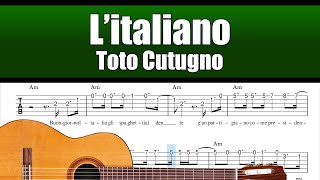 L'italiano (l asciatemi cantare) - Gitar İle Nasıl Çalınır