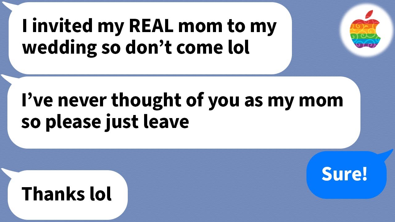 【Apple】 My stepdaughter hates me and wants to cut ties with me