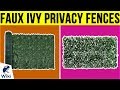 8 Best Faux Ivy Privacy Fences 2019