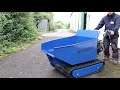 Hyundai petrol tracked mini dumpers