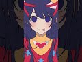 【推しの子 /イラストメイキング】星野アイ - アイドル /YOASOBI　#shorts