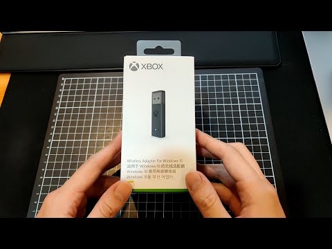 Xbox手把有線升級無線(PC) - 開箱win10專用無線轉接器 +2種低自放電池