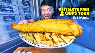 MICHELIN Fish & Chips Tour 🐟🍟 & All You Can Eat LUXURY Indian Brunch Buffet in London