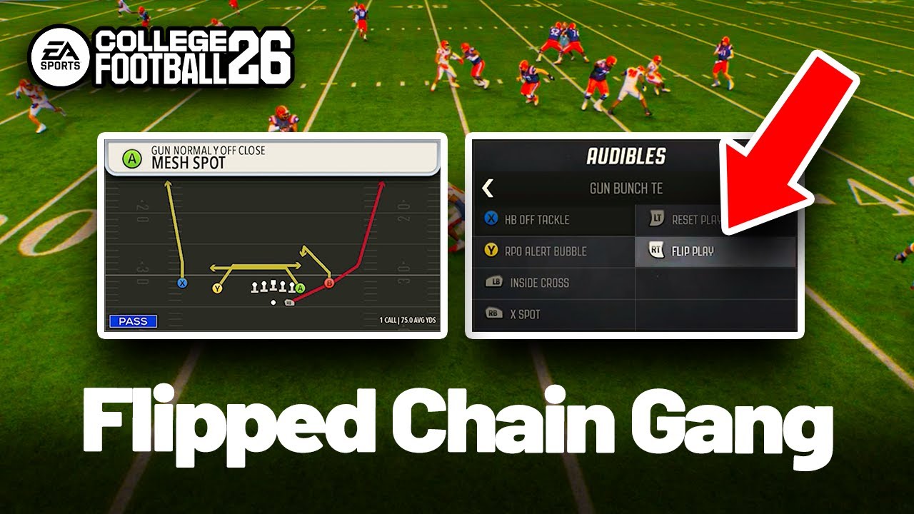 How To Easily Move Those Chains in College Football 26 - YouTube
