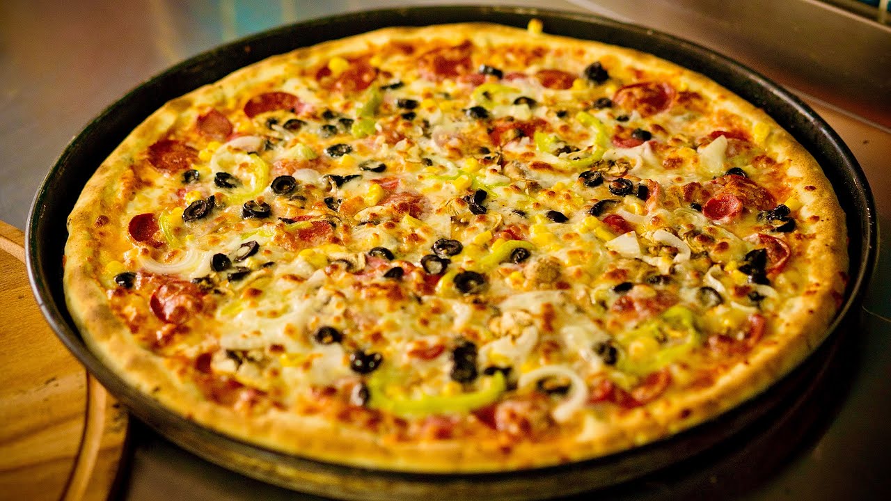 Best Double CHEESE Crust PIZZA | Pizza Making Recipe Turkish | Turkey Street Food