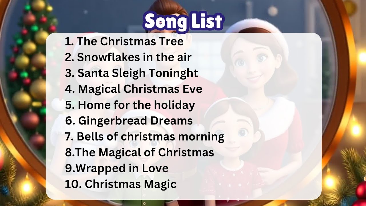 Magical Christmas Eve Playlist | 10 Holiday Spirit Songs 2024 I 30 ...