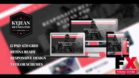 Preview KyJean - Responsive eCommerce PSD Template TForest