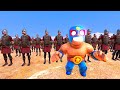 El Primo vs 10.000 Okçu Ordusu | Ultimate Epic Battle Simulator | Brawl Stars