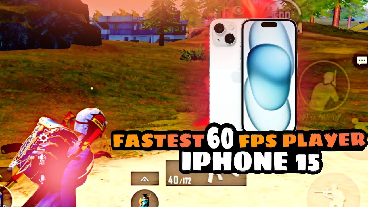 Fastest 60 Fps Player 🔥4finger+gyro Iphone 15 bgmi test 3.7 update 2025 ...