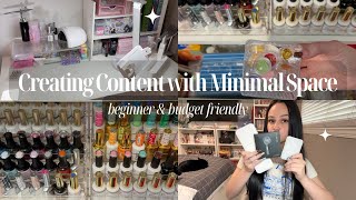 How I Film Nail Content in a Small Space (Budget-Friendly Equipment + Desk Tour) 💓