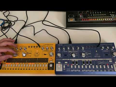 DTM・DAW BEHRINGER RD-6 & TD-3 Behringer RD-6 & T-D3 - Old School Acid Techno Live Jam