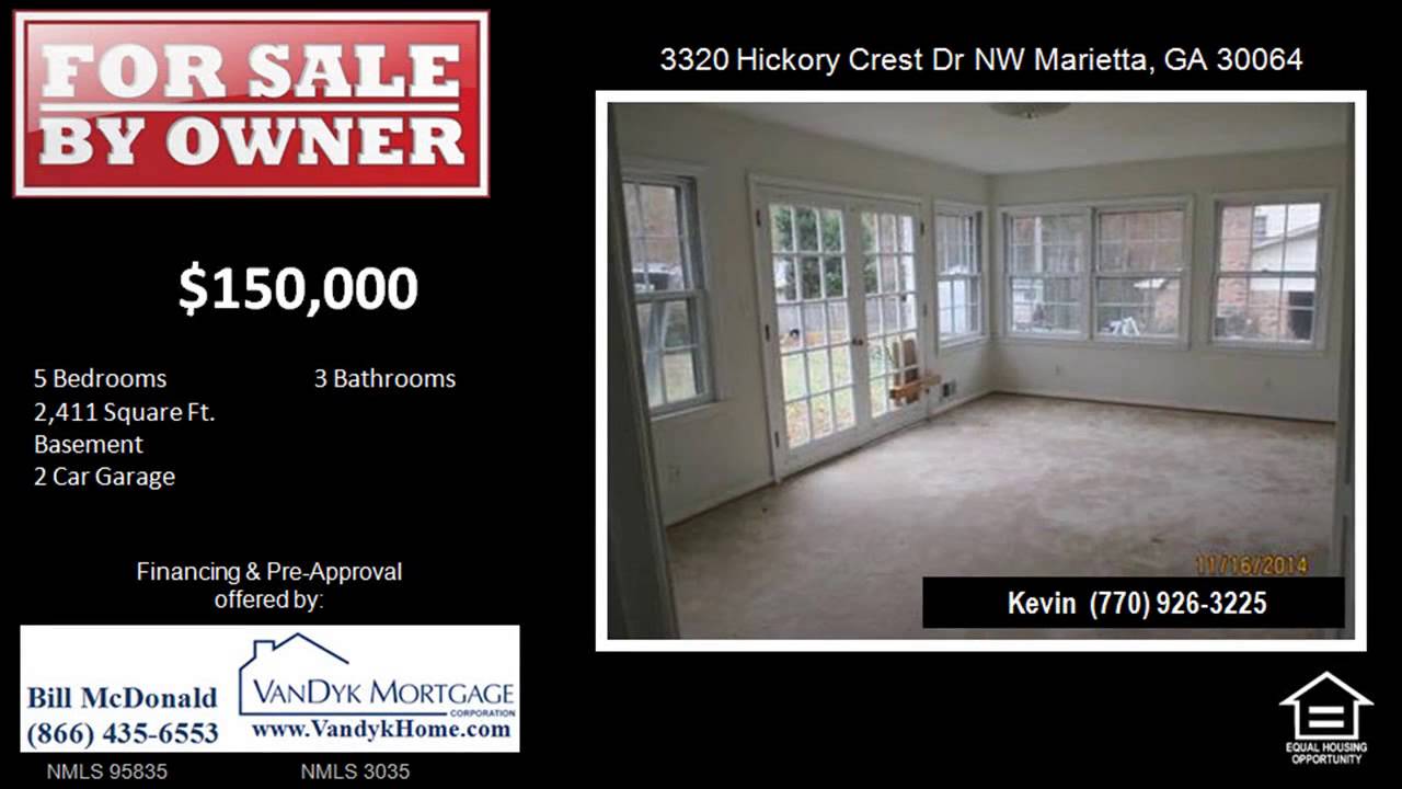 5 bedroom house for sale with basement in Marietta GA YouTube