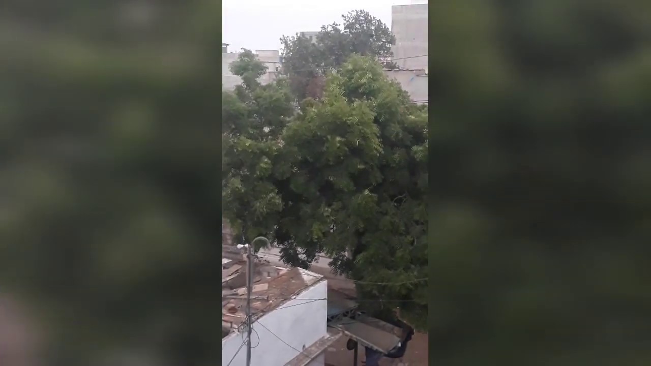 Karachi morning rain 3 july 2018 with gusty winds