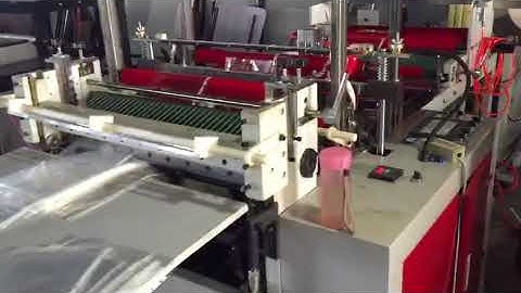 11 holes file bag making machine