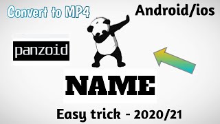 How To Make An 3D Intro On Panzoid In Your Androidios Easy Trick 202021