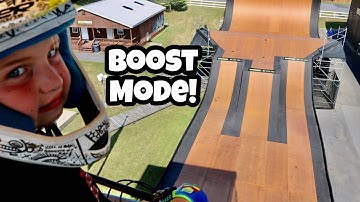FULL SEND! Jumping the MINI MEGA RAMP! -Woodward East Pennsylvania!!-