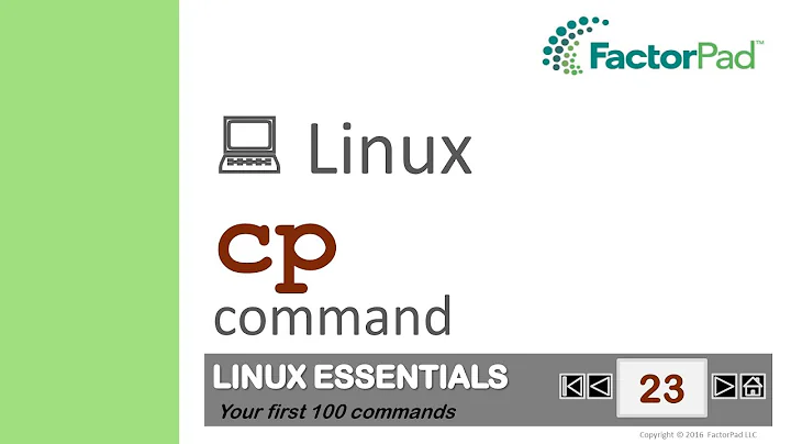 Linux cp command summary with examples