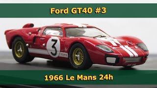 Ford GT40 MK II #3 - 1966 Le Mans 24h - CMR 1:43 model cars review