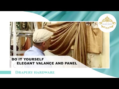 Do It Yourself Drapes | Window Treatment Ideas With Swags, Scrolls and Holdbacks | DIY Drapery