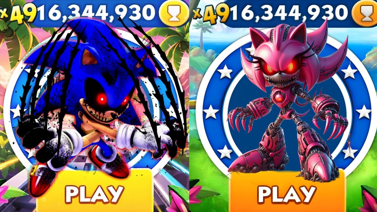 Sonic Dash - Sonic EXE VS Darkspine _ Sonic vs All Bosses Zazz Eggman ...
