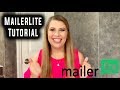 MailerLite : How To Create Your First Newsletter Tutorial