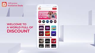 AliExpress Exclusive Deals App Promo - Discount Shopping screenshot 1