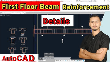 First Floor Beam Reinforcement Details | Reinforcement Details of First Floor Beam |