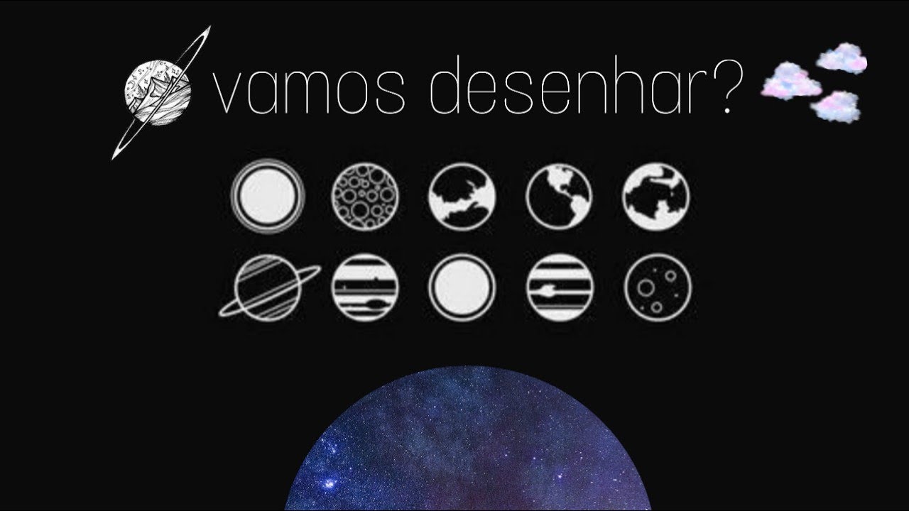 COMO DESENHAR OS PLANETAS (Desenho Simples) - YouTube